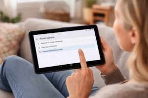 Reset Onn Tablet Through Settings