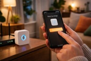 Resetting the Bridge Through the Hue App