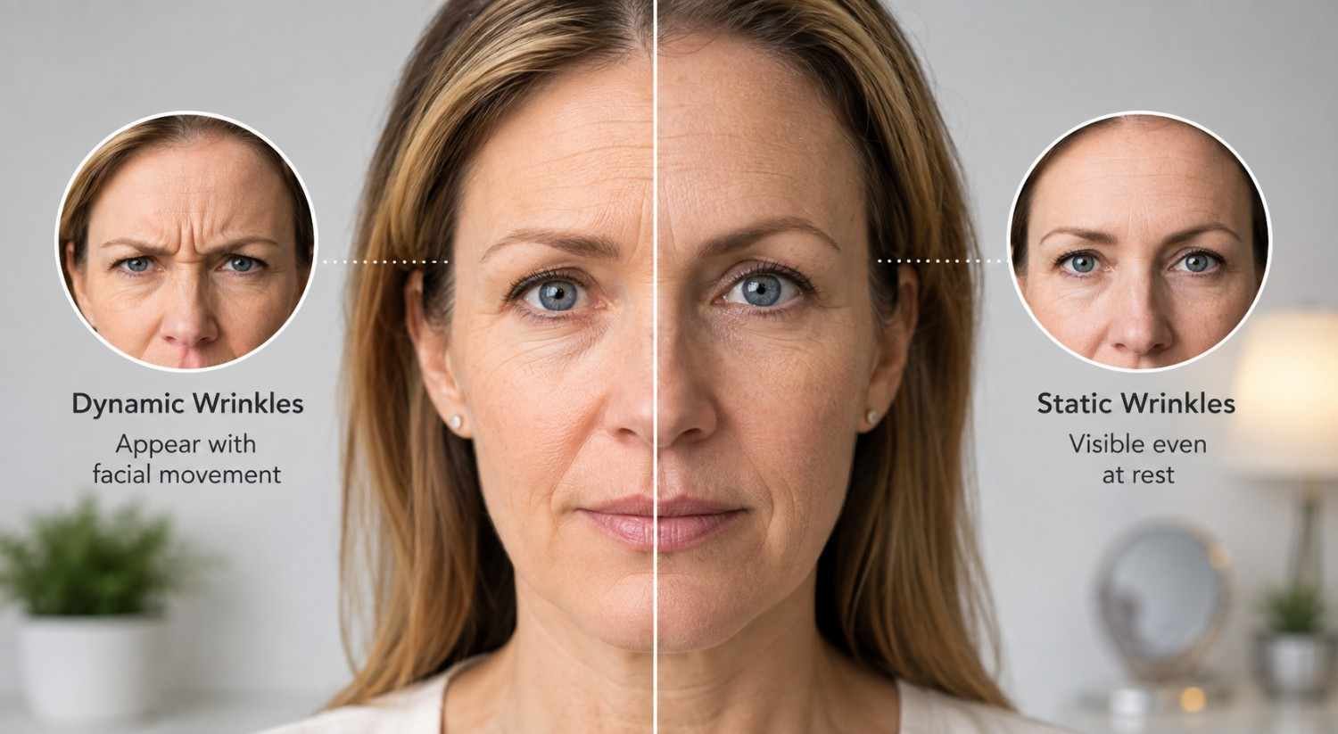 Dynamic vs. Static Wrinkles