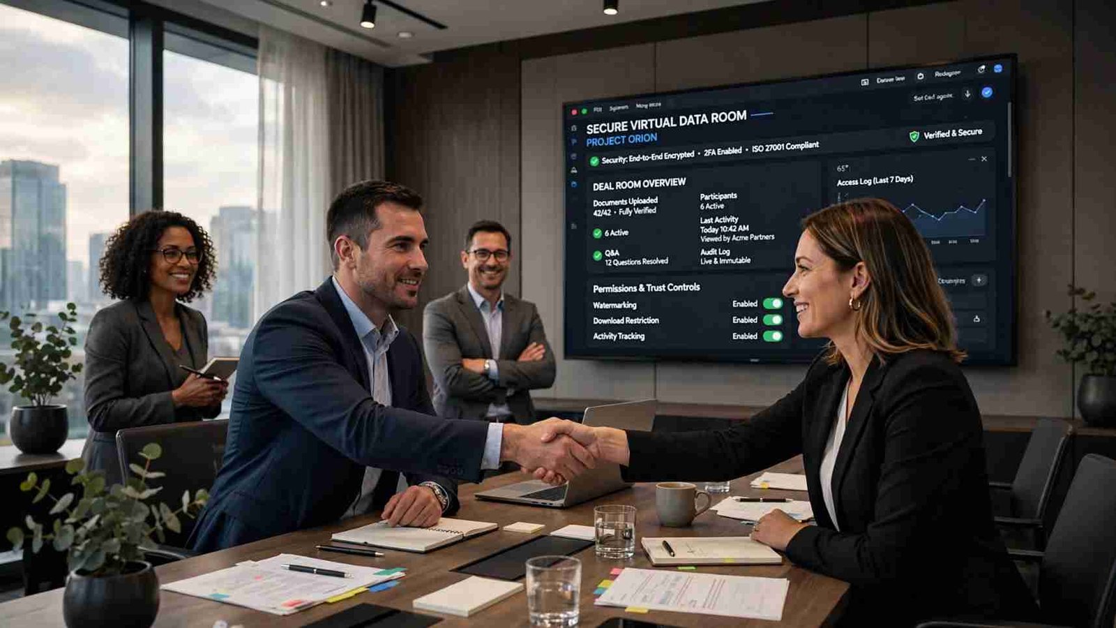 How to Set Up Your Deal Room So the Other Side Actually Trusts It
